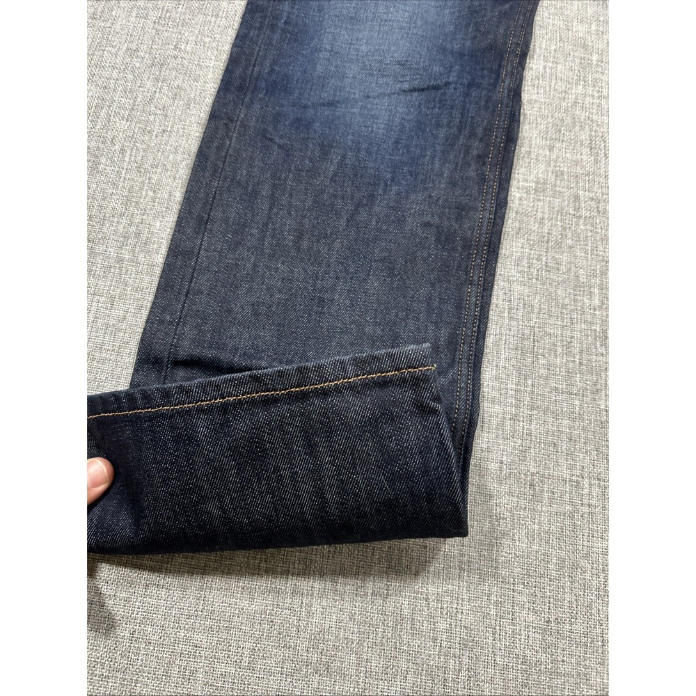 Diesel Larkee Jeans Mens 31x32 Relaxed Button Fly Romania 0073N Straight Denim - Picture 3 of 16